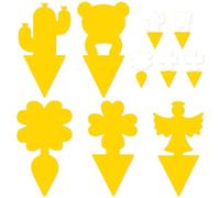50 Pièces Barrage aux Insectes & Pièges Collants - Lutte Efficace Contre Les Mouches de Terreau avec Nématodes Mouches Terreau pour Plantes d'Intérieur, Jardin & Protection des Plantes