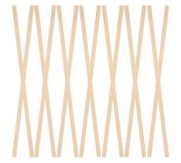 50 Pièces Bâtons de Bambou pour Maquettes Diy, Beige | Texture Naturelle, Finition Lisse et Bords Polis, pour Ateliers D’architecture et Maisons Miniatures