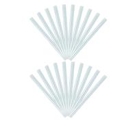 50 Pièces Bâtons de Colle Thermofusible Bleus Eva Résine