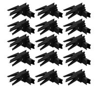 50 Pièces Bloc de Localisation des Barres D'armature en Plastique 2,9 | Support Stable, Installation Facile, Résistance à L’usure, Design à Quatre Pieds et Clips Fleur de Prunier