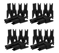 50 Pièces Bloc de Support D'armature en Plastique à Quatre Pieds 3,5 | Entretoise Béton, Clips Fleur de Prunier, Pose Facile, Usage Chantier et Bricolage Maison