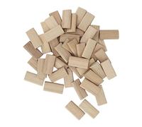 50 Pièces Bois De Hêtre Domino Tenon Bouchon Inserts De Menuiserie En Bois Tenons en bois Pour la Fabrication De Meubles à Bois Connecteur D'épissage ébénisterie