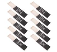 50 Pièces Boîte D’allumettes à Tiroir Coulissant Noire en Papier | Format Allongé pour Allumettes Longues, Lot Vide à Empiler, Usage Fête et Camping