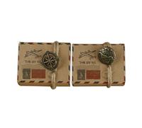 50 Pièces Boîtes à Dragées Mariage Vintage Avion Courrier