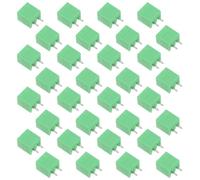 50 Pièces Bornier Enfichable Droit pour Pcb, Plastique | Connexion Stable et Rapide, Format Compact, pour Applications Industrielles et Équipements Électroniques