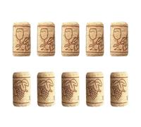 50 Pièces Bouchon de Bouteille de Vin en Liège Droit