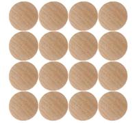 50 Pièces Bouchon de Trou en Bois Beige, Finition Décorative | Bois Poli, Forme Conique à Emboîter, pour Réparation de Mobilier et Panneaux, Usage Bricolage Maison