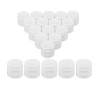50 Pièces Bouchon de Tube Souple à Charnière PP Blanc | Lot de Rechange, Ouverture Facile et Fermeture Rapide, pour Dentifrice et Crèmes en Tube, Usage Quotidien