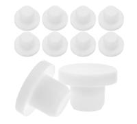 50 Pièces Bouchon Étanche en Silicone en T, Blanc | Trous de 11,5mm, Plage 40 °c à 260 °c, Design à Emboîter, Surface Lisse