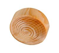 50 pièces bouchons à noeud en bois du sapin Diamètre 30 mm, épaisseur 9 mm - Plaquettes rondes à noeud pour rapiéçages avec facette