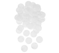 50 Pièces Bouchons pour Trous de Vis en Plastique Blanc | Cache Paumelle pour Armoires et Meubles, Pose Rapide, Ajustement Précis, Lot Pratique pour Maison