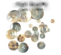 50 pièces boutons en nacre pour Scrapbook bricolage artisanat vêtements décoration accessoires pour la maison faits à la main trs0399-haute qualité-18mm