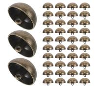 50 Pièces Boutons Métalliques Champignon 20mm à Queue | Alliage de Zinc Doré, Finition Polie, Couture à Main, Usage Tailleur et Remplacement