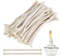 50 Pieces Braided Cotton Wick Replacement For Oil Lamps,Oil And Candles