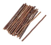 50 Pièces Branches Décoratives Rustiques en Bois Marron | Surface Peignable et Réutilisable, pour Fleuristes et Créateurs, Remplissage de Vase, Accessoires Photo