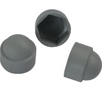 50 pièces capuchon de protection hexagonal M10 - ouverture de clé 17mm, couleur grise - capuchon de protection