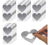 50 Pièces Carte Autocollantes A Gratter Étiquettes Autocollantes À Gratter Diy Autocollants À Gratter Pour Le Scrapbooking Les Cartes Postales Surprises À Gratter