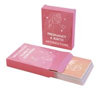 50 pièces cartes d'affirmation de nouvelle maman, carte d'affirmation de grossesse imprimée double face portable, poussée positive nouvelle maman pour les femmes après la naissance