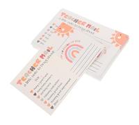 50 Pièces Cartes de Correspondance Arc-en-ciel | Papier, Surface Lisse et Espace Généreux pour Messages, Motiver Élèves et Encourager, Maison