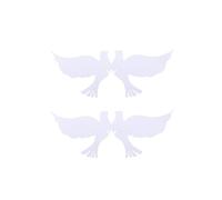 50 Pièces Cartes de Verre à Vin Oiseau Découpé en Papier Blanc | Décoration de Table Chic, Style Ajouré Unique, pour Flûte et Verre Lors du Cocktail