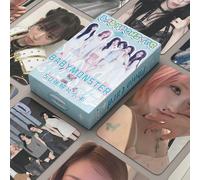 50 pièces Cartes LOMO mini série "WE GO UP" du groupe féminin KPOP BM Choom, édition limitée de cartes holographiques haute définition à double face avec autoportraits collectionnables, incluant des p