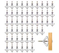 50 Pièces Cheville Parpaing Creux, Chevilles Placo avec 50 Vis Chevilles à Expansion de 8 MM pour Plaques de Plâtre Murs Creux Plaques de Fibres de Plâtre