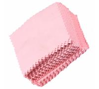 50 Pièces Chiffon de Nettoyage pour Bijoux, Flanelle Rose | Séchage Rapide, Lavable et Réutilisable, Pratique en Paquet à Main, pour Piano et Objets Précieux Couleur Aléatoire