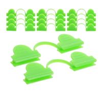 50 Pièces Clip de Serrage Double Tête en Plastique | Fixation Fiable et Réglage Facile, Usage Polyvalent pour Jardiniers, Installation Simple en Serrage