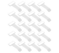 50 Pièces Clip de Ticket de Stationnement en Plastique | Maintient les Tickets Apparents, Fixe les Permis, Format Compact Plat, Surface Lisse sans Bavure