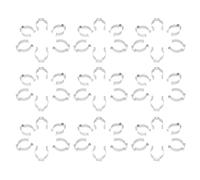 50 Pièces Clip pour Lampe Tubulaire en Acier Inoxydable | Fixation pour Tube LED et Lampe, Installation Simple, Maintien, Anti-affaissement, Usage Atelier
