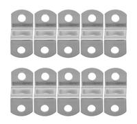 50 Pièces Clips de Fixation du Cadre Photo en Fer, Angle Droit Z | Montage pour Miroirs et Cadres, Usage en Projets D’encadrement, Installation Simple, Fixation Sûre