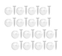 50 Pièces Clips de Fixation, Kit Mural en Fer et ABS | Installation Rapide, Lot, Vis et Chevilles Incluses, pour Panneau Vitré et Cadre Photo Couleur Aléatoire