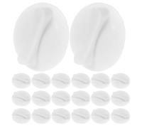 50 Pièces Clips de Fixation pour Lampe en Plastique Blanc | Pièces de Rechange pour Plafonnier Encastré, Usage en Entrepôts et Salles de Classe, Réduit les Vibrations