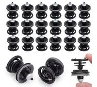 50 Pièces Clips de Garniture Intérieure de Porte en Plastique Clips Agrafe Panneau de Porte Intérieure Universal Retenue Vehicle Clips Rivets en Plastique pour Auto Voitures Panneaux de Portes