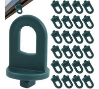 50 Pièces Clips pour Effet de Serre,Clips à Effet De Serre,Greenhouse Hook Plastic Accessoire Serre Jardin,Support de Plante Grimpante Clips de Kit de Suspension pour Serre