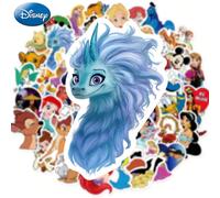 50 pièces Collection officielle autorisée d'autocollants de dessins animés, convenant pour Noël, anniversaire, autocollants imperméables pour ordinateur portable, planche à roulettes, bagage, Stitch, 