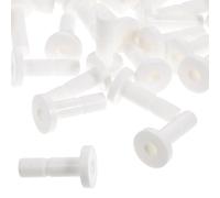 50 Pièces Connecteur Rapide 1/4 Pouce, Bouchon D’extrémité Blanc | Plastique, Terminaison de Ligne, Réduit les Fuites, pour Purificateur et Raccords Rapides