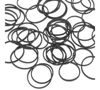 50 Pièces Courroies de Lecteur Cassette en Caoutchouc Noir | Déformation, Remplacement Facile, Performance Stable, pour Cassette Recorder et Tape Recorder, Lot Utile