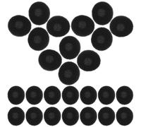 50 Pièces Coussinets en Mousse pour Écouteurs 15mm, Noirs | Sponge Souple, Faciles à Retirer, Absorbants et Résistants, pour Embouts Audio et Usage Quotidien