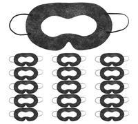50 Pièces Coussinets Oculaires Anti-Transpiration VR | Poussière et Graisse, Non-tissé Noir, Barrière Sueur, pour Lunettes VR et Usage Partagé