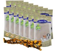50 pièces de bâtonnets Lyra Pet® XXL à base de peau de tête de bœuf avec tripe, d'environ 70 cm