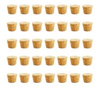 50 pièces de bouchons en liège coniques en bois, bouchons de vin réutilisables, bouchons de bouteille pour bar, bricolage, accessoires de cuisine (15x11,5x15mm)