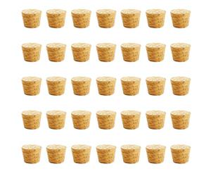 50 pièces de bouchons en liège coniques en bois, bouchons de vin réutilisables, bouchons de bouteille pour bar, bricolage, accessoires de cuisine (18x13x17 mm)