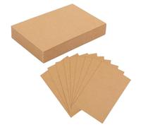 50 pièces de cartes en papier kraft A6, cartes kraft vierges, idéales pour créer des étiquettes, des cadeaux, du DIY, des graffitis et des messages