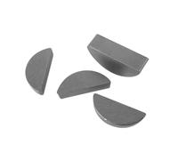 50 pièces de clé plate Type C en acier A3#, hauteur 2.5mm, longueur 10mm, 2.5x10x3.7mm