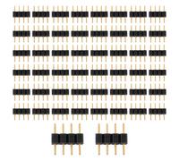 50 pièces de connecteurs mâles pour bande LED RGB à 4 broches, pour LED 3528/5050