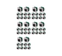 50 Pièces de Prise de Châssis Ethercon Rj45, Connecteur Traversant Ethercon NE8FDP, Prise de Montage sur Panneau RJ45 Cat5 Série D