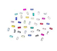 50 pièces décorations d ' ongles colorés breloques d ' art décorations irrégulières pour la conception pour croix pour ongles en acrylique noël