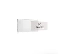 50 pièces d'insert de protection pour porte-cartes de visite pour meubles Jan Nowak 59x33 mm