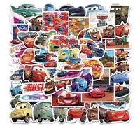 50 Pièces Disney Dessin Animé Voitures Foudre Mcqueen Autocollants Film Anime Décalcomanie Guitare Ordinateur Portable Mignon Kawaii Autocollant Pack Enfants Fille Jouet.Dsn-019-50Pcs.